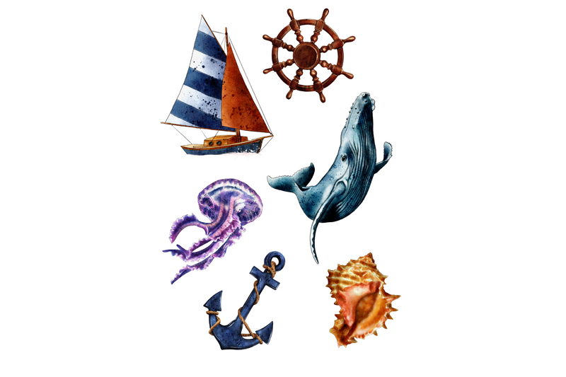 nautical-stickers-digital-stickers