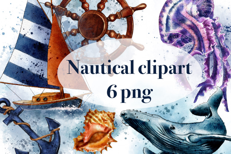 marine-nautical-clipart-watercolor