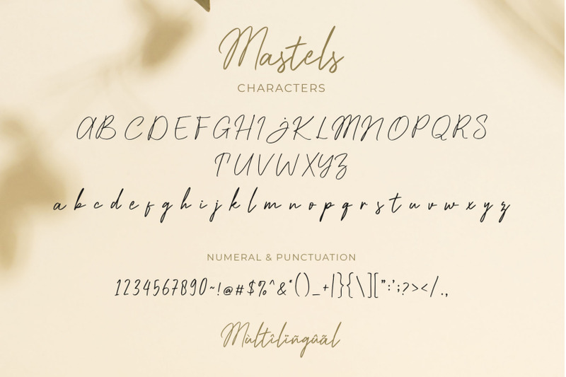 mastels-handwritten-script