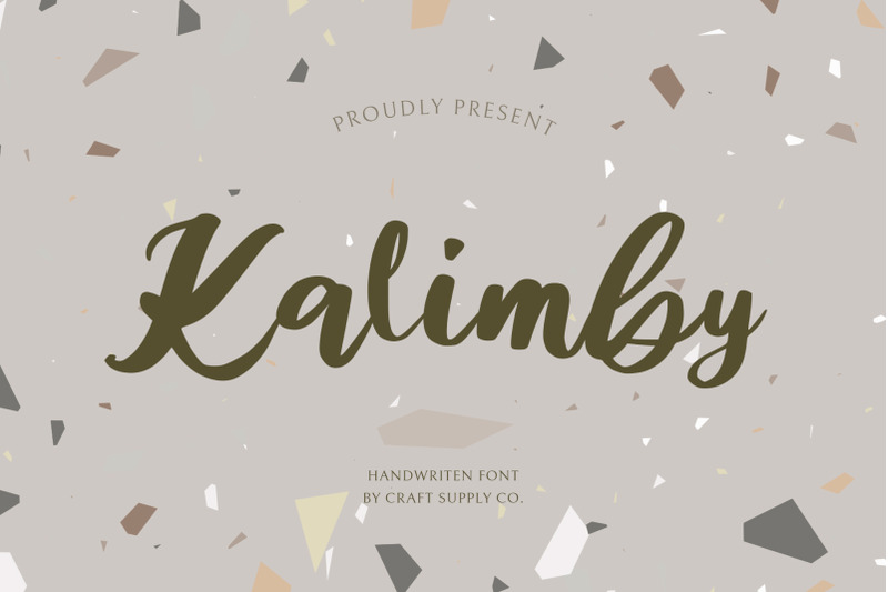 kalimby-handwritten-script