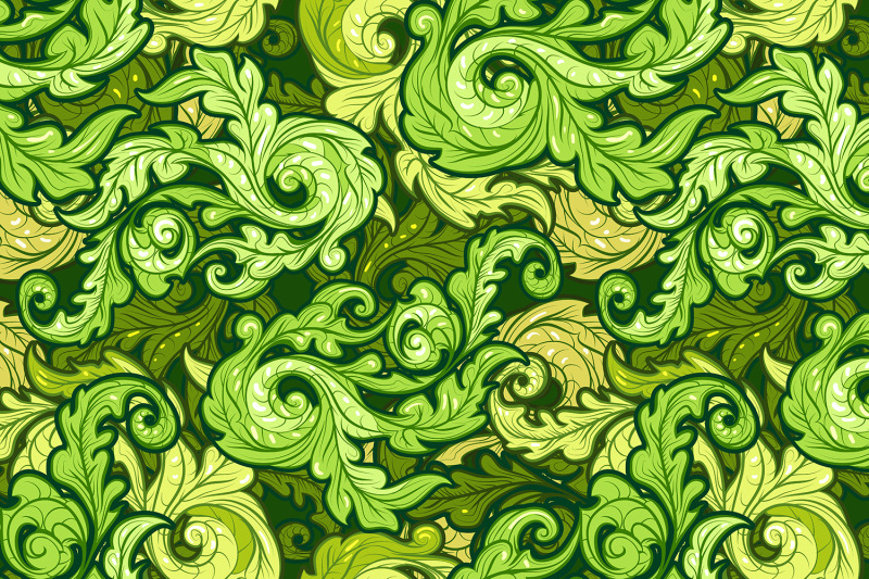 green-floral-seamless-pattern