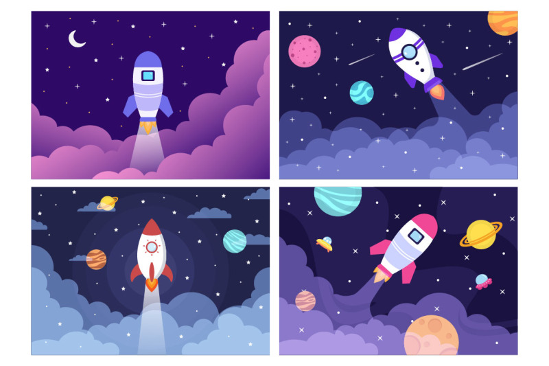 20-cute-astronaut-in-space-background-illustration