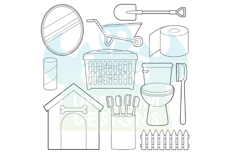 around-the-house-1-garden-bathroom-laundry-room-digital-stamps