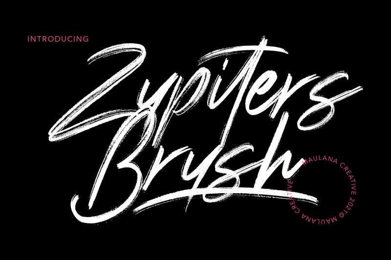 zupiters-brush-font