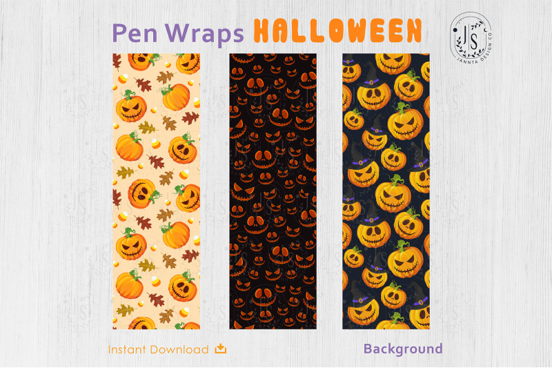 halloween-pumpkin-lantern-pen-wraps-png-file-set