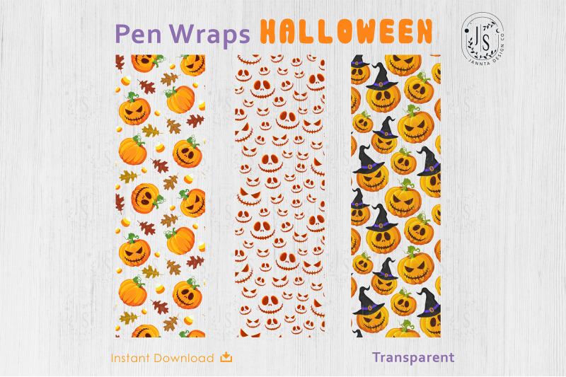 halloween-pumpkin-lantern-pen-wraps-png-file-set