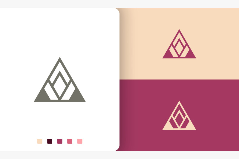 abstract-triangle-pyramid-logo