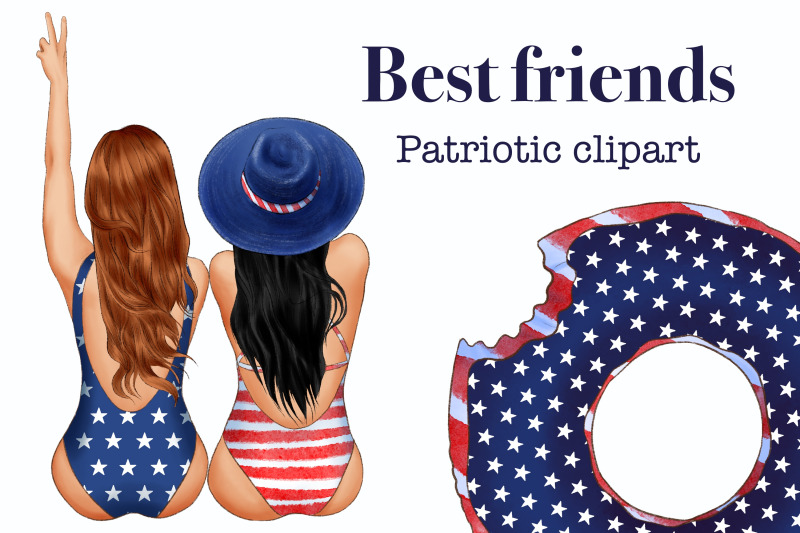best-friends-patriotic-clipart-4th-july