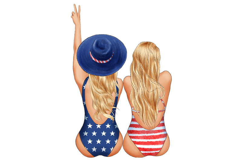 best-friends-patriotic-clipart-4th-july