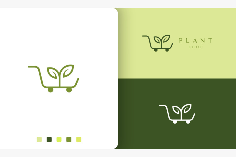 trolley-logo-for-natural-or-organic-shop