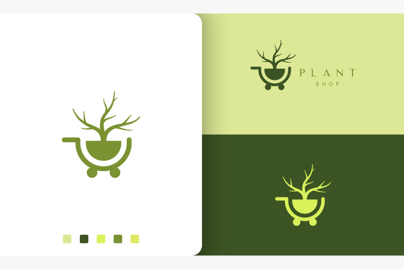 trolley-logo-for-natural-or-organic-shop