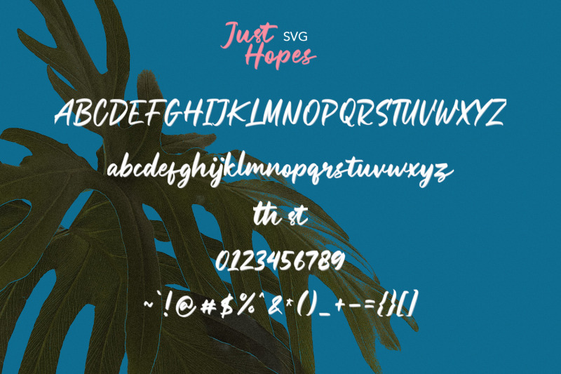 just-hopes-svg-brush-font