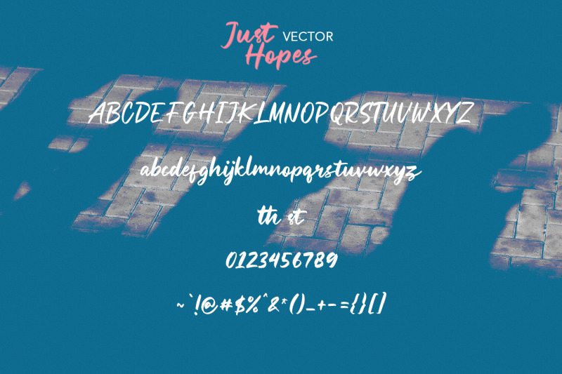 just-hopes-svg-brush-font