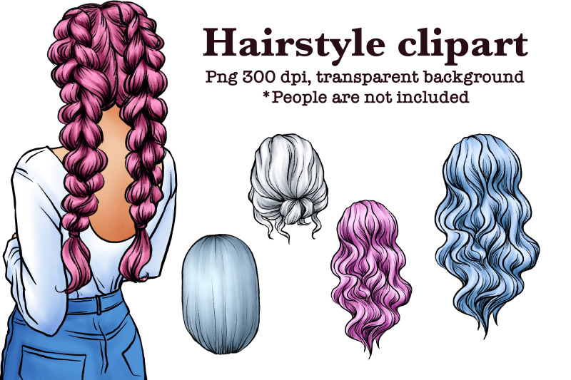 hairstyle-digital-clipart-fashion-art