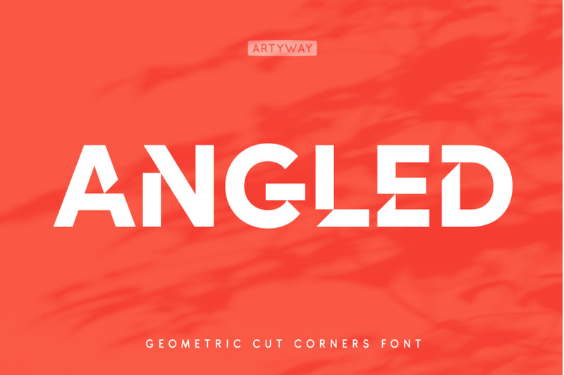 cut-angles-font