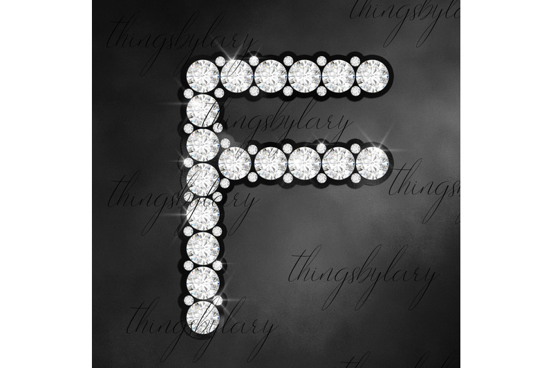 81-black-and-diamond-alphabet-number-symbol-clipart-not-font