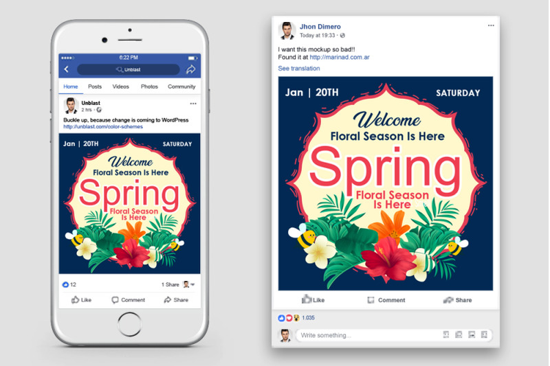 spring-season-facebook-post-banner