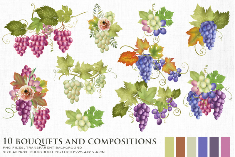 grape-bouquets-clipart-part-2