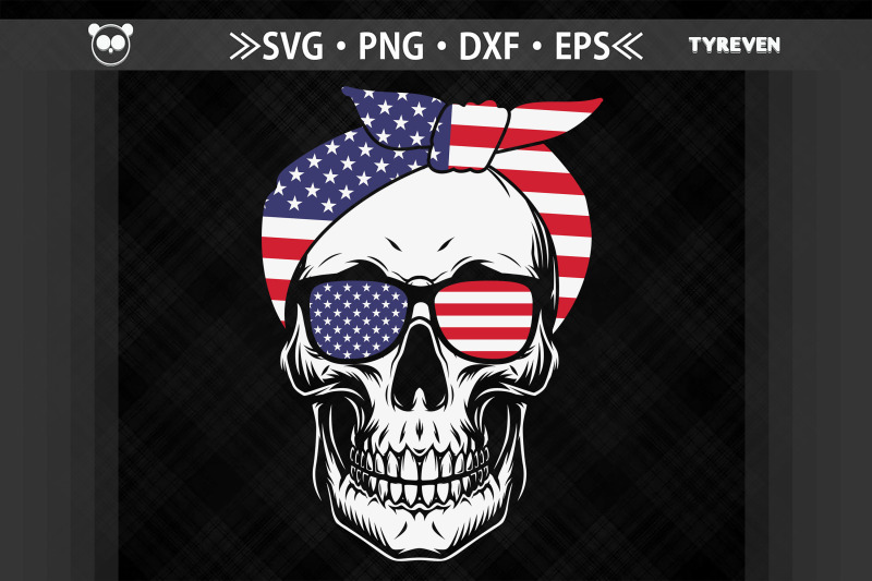 skull-4th-of-july-patriotic-america