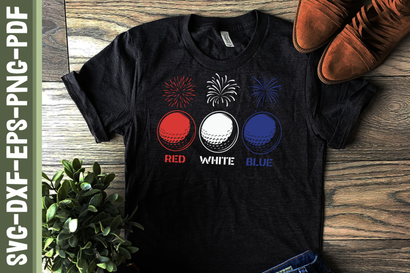 red-white-blue-golfball-4th-of-july-usa