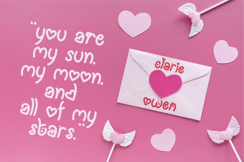my-love-letter-quirky-monoline-love-font