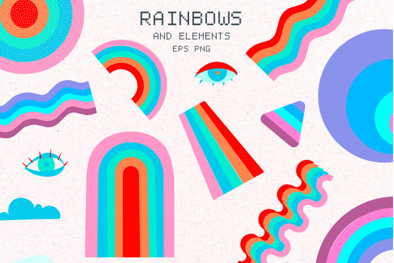 psychedelic-rainbows-collage-creator