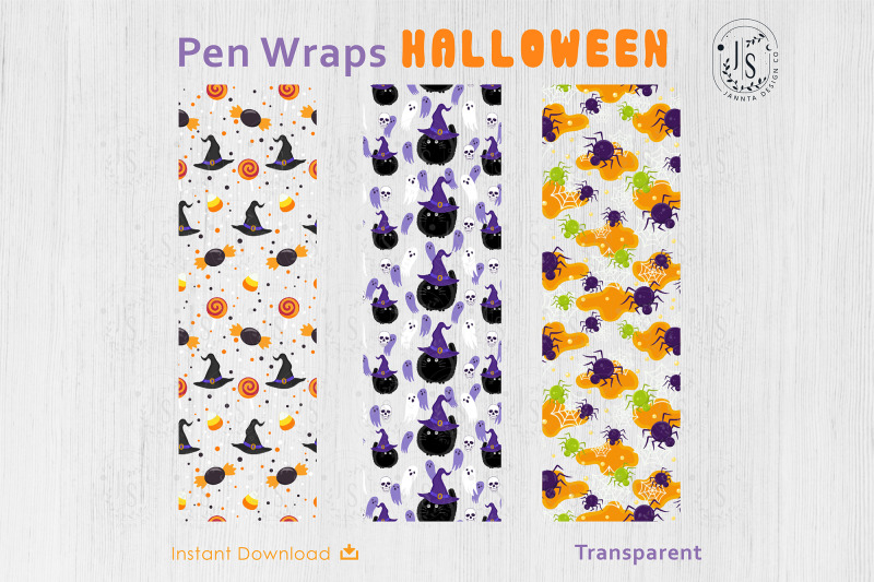 halloween-spooky-witch-cat-pen-wraps-png-file-set