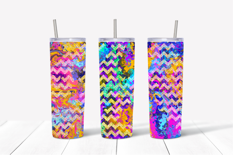 bright-swirly-marble-and-glitter-chevrons-skinny-tumbler-png