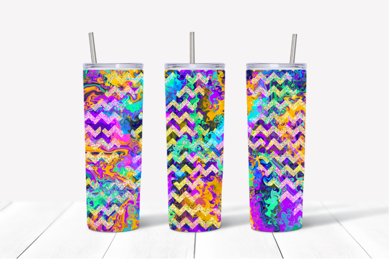 bright-swirly-marble-and-glitter-chevrons-skinny-tumbler-png