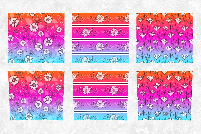 floral-gradient-skinny-tumbler-template-orange-pink-blue