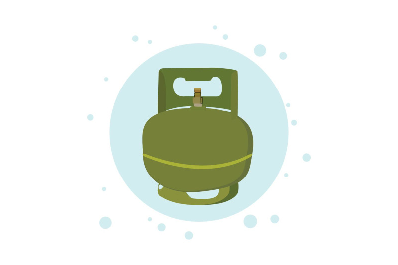 kitchen-gas-cylinders-circle-bubbles-flat-icon