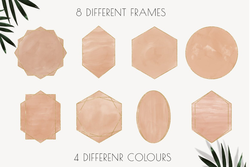 gold-and-watercolor-frames