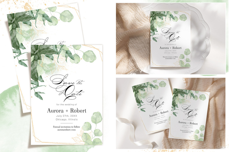 greenery-save-the-date-template-wedding-announcement-card