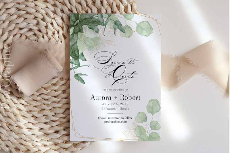 greenery-save-the-date-template-wedding-announcement-card