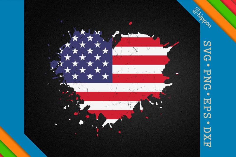 us-flag-heart-4th-of-july-america