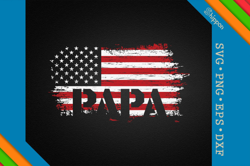 papa-us-flag-4th-of-july-america