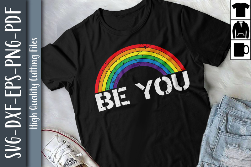 be-you-rainbow-lgbtq-proud-lgbtq-rights