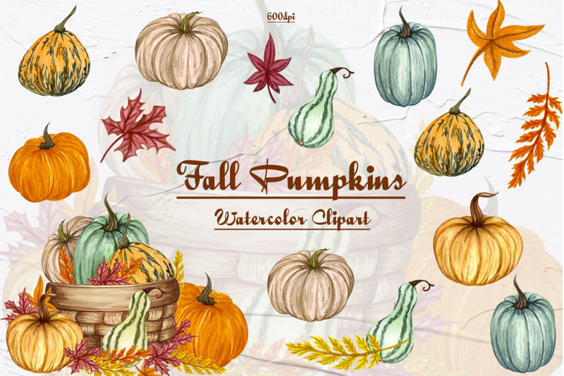 pumpkin-watercolor-clipart