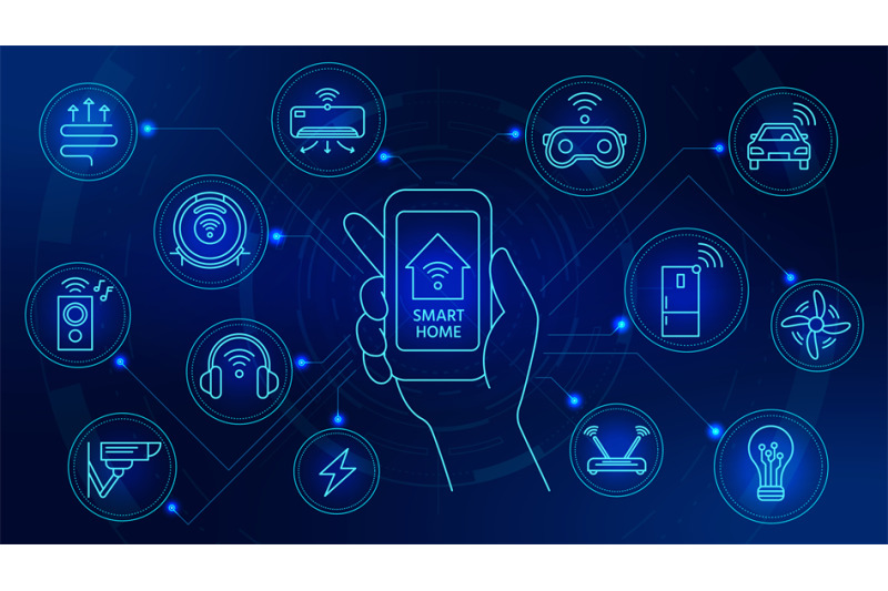 smart-home-technology-connected-devices-with-smartphone-app-control