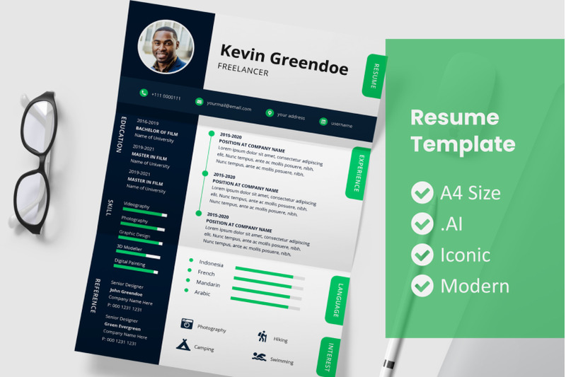 note-resume-template
