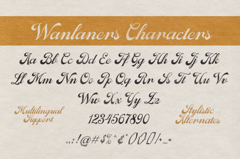 wanlaners-vintage-script