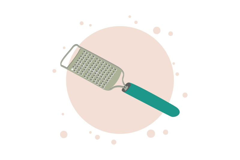 kitchen-grated-cheese-circle-bubbles-flat-icon