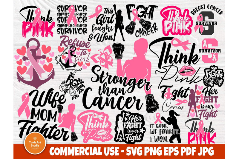 breast-cancer-quotes-svg-bundle-survivor-fight-png