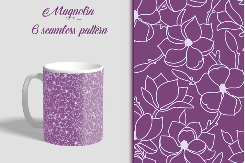 magnolia-seamless-pattern