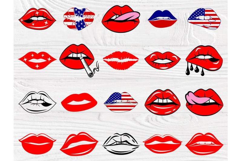 lips-svg-bundle-funny-face-mask-dripping-lips