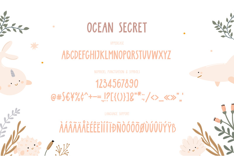 ocean-secret-playful-font