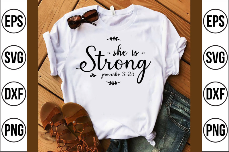 she-is-strong-svg-cut-file