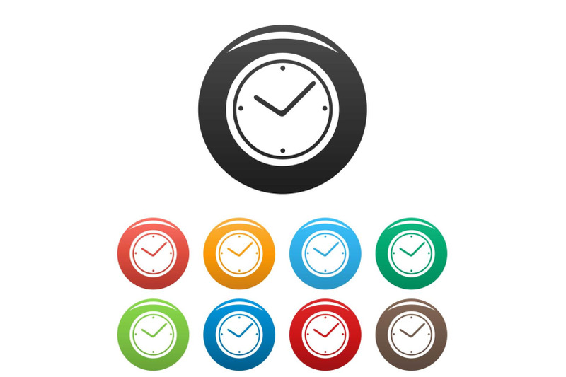 clock-icons-set-vector