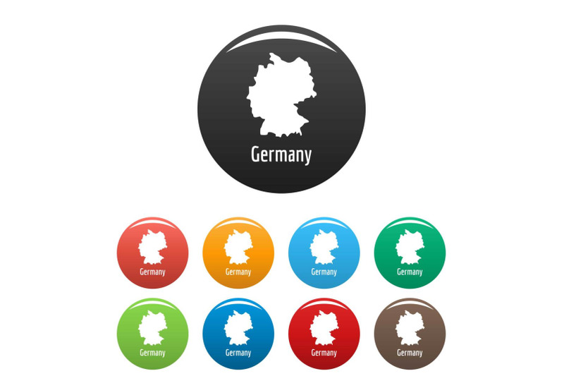 germany-map-in-black-set-vector-simple
