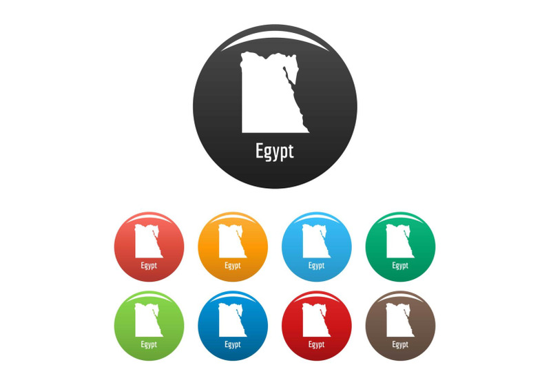 egypt-map-in-black-set-vector-simple